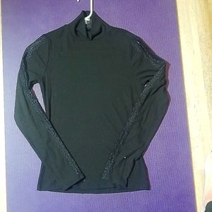 Paige intricate lace turtleneck